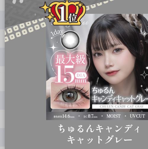 ちゅるんキャンディキャットグレー