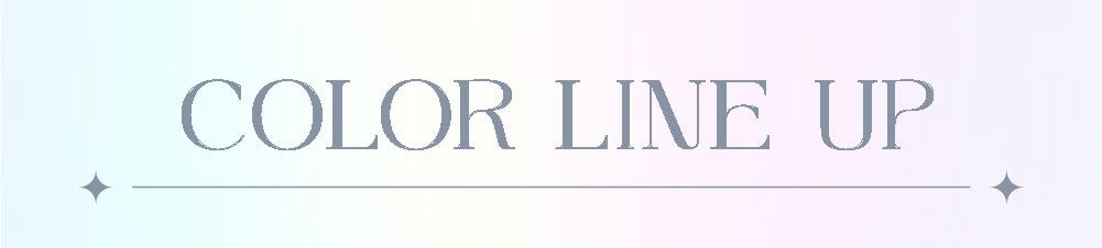 カラーラインナップ